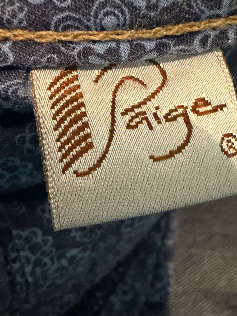PAIGE Skyline Dark Indigo Flare Jeans 27 - Picture 6 of 9